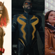 Batwoman, Black Lightning, Lois Lane, and some dork from Smallville.